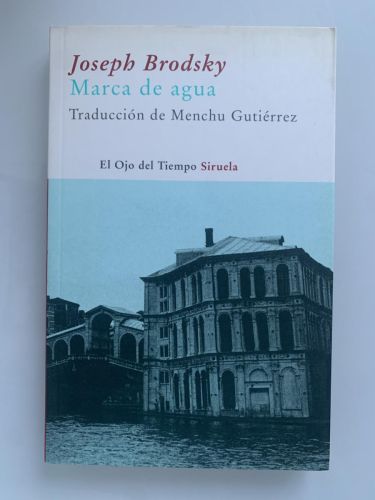 Portada del libro de MARCA DE AGUA