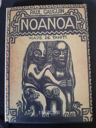 Portada del libro de Paul Gaughin Noa Noa, viaje de Tahití