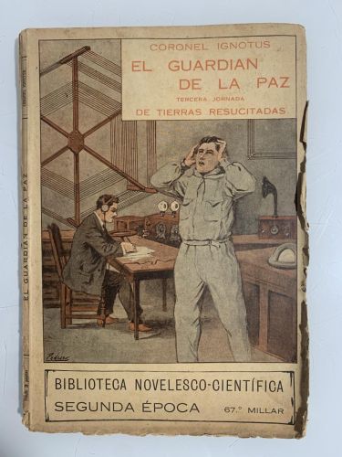 Portada del libro de EL GUARDIÁN DE LA PAZ (tercera jornada de Tierras Resucitadas)