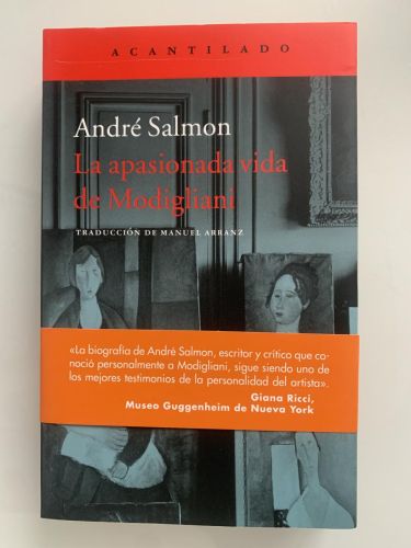 Portada del libro de LA APASIONADA VIDA DE MODIGLIANI