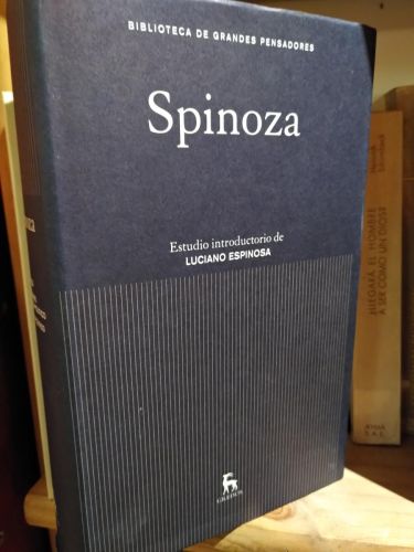 Portada del libro de SPINOZA