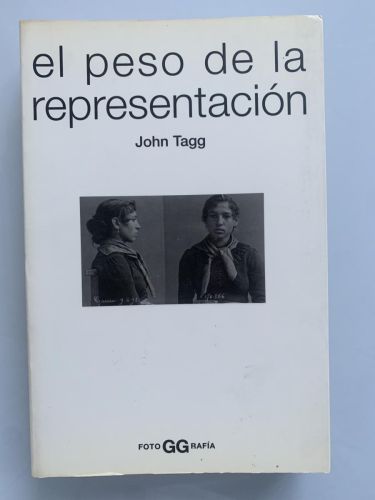 Portada del libro de EL PESO DE LA REPRESENTACIÓN