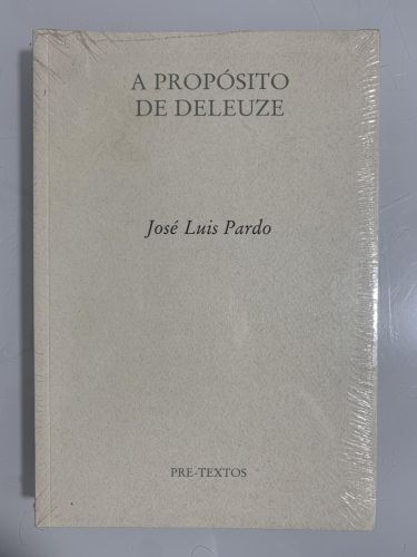 Portada del libro de A PROPÓSITO DE DELEUZE