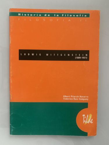 Portada del libro de LUDWIG WITTGENSTEIN ( 1889-1951)