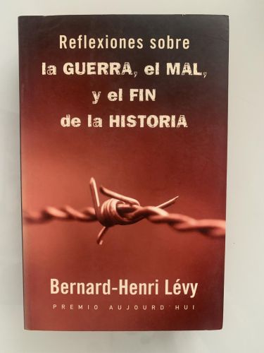 Portada del libro de REFLEXIONES SOBRE LA GUERRA, EL MAL Y EL FIN DE LA HISTORIA