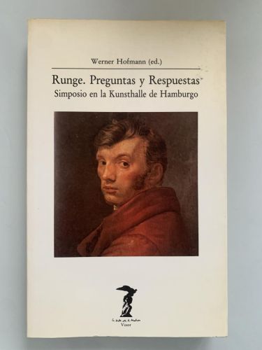 Portada del libro de RUNGE. PREGUNTAS Y RESPUESTAS. Simposio en la Kunsthalle de Hamburgo