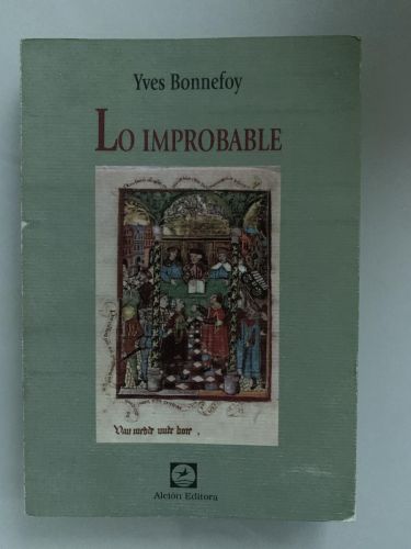 Portada del libro de LO IMPROBABLE