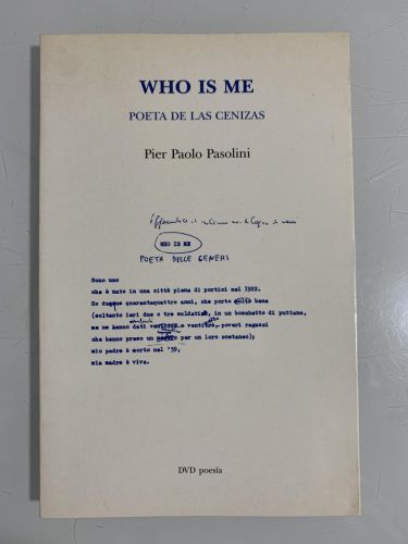 Portada del libro de WHO IS ME. Poeta de las cenizas