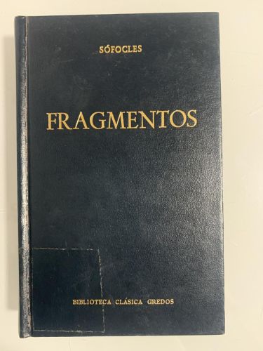Portada del libro de FRAGMENTOS