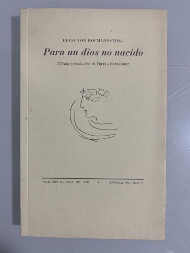 Portada del libro de PARA UN DIOS NO NACIDO