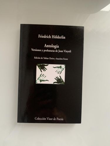 Portada del libro de ANTOLOGÍA. Versiones y probaturas de Joan Vinyoli