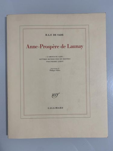 Portada del libro de ANNE-PROSPÈRE DE LAUNAY