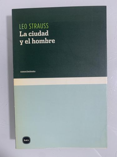 Portada del libro de LA CIUDAD Y EL HOMBRE