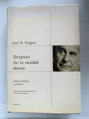 Portada del libro de DESPUÉS DE LA SOCIEDAD ABIERTA