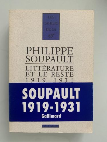 Portada del libro de LITTÉRATURE ET LE RESTE 1919-1931