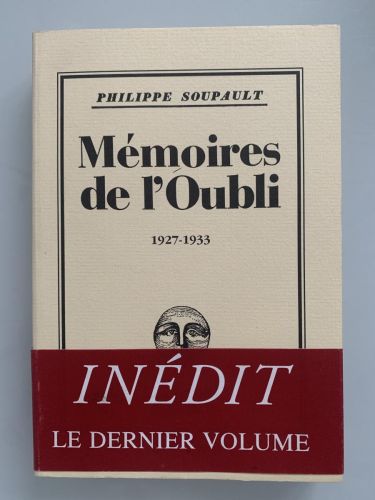 Portada del libro de MÉMOIRES DE L'OUBLI 1927-1933