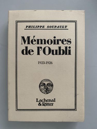 Portada del libro de MÉMOIRES DE L'OUBLI 1923-1926