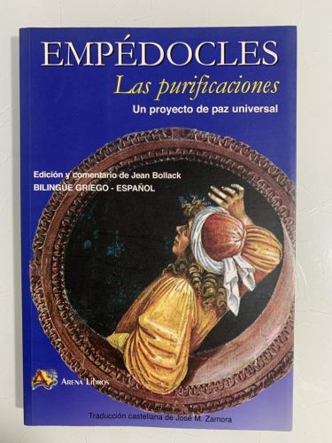 Portada del libro de LAS PURIFICACIONES. Un proyecto de paz universal (bilingüe griego-español)