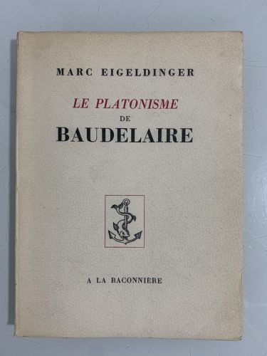 Portada del libro de LE PLATONISME DE BAUDELAIRE