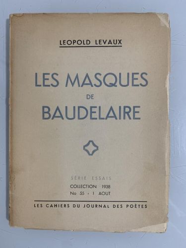 Portada del libro de LES MASQUES DE BAUDELAIRE