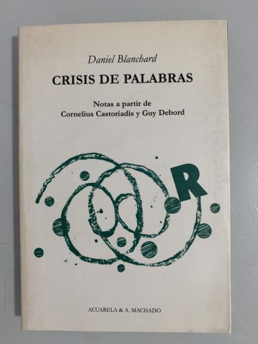 Portada del libro de CRISIS DE PALABRAS