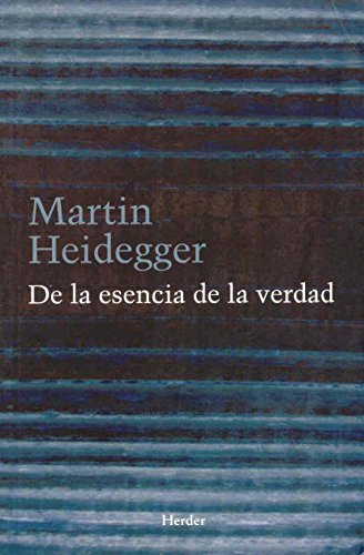 Portada del libro de De la esencia de la verdad