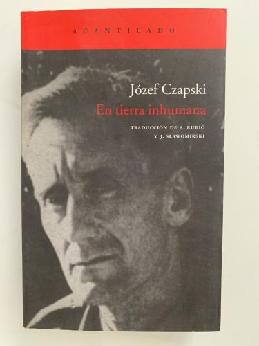 Portada del libro de EN TIERRA INHUMANA