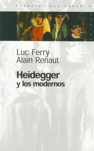 Portada del libro de HEIDEGGER Y LOS MODERNOS