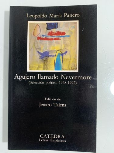 Portada del libro de AGUJERO LLAMADO NEVERMORE (Selección poética, 1968-1992)