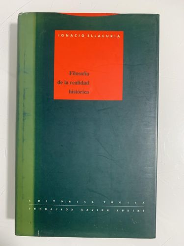 Portada del libro de FILOSOFÍA DE LA REALIDAD HISTÓRICA