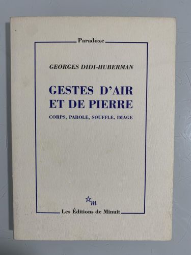 Portada del libro de GESTES D'AIR ET DE PIERRE. Corps, Parole, Souffle, Image
