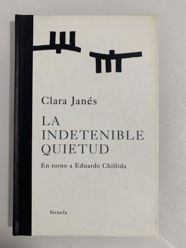 Portada del libro de LA INDETENIBLE QUIETUD