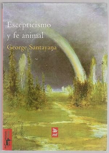 Portada del libro de Escepticismo y fe animal