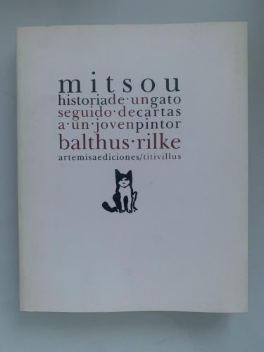 Portada del libro de MITSOU. Historia de un gato seguido de cartas a un joven pintor