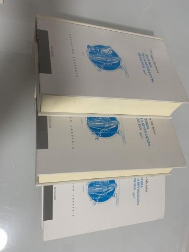 Portada del libro de HISTORIA DE LA REVOLUCIÓN FRANCESA (3 tomos)