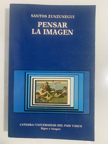 Portada del libro de PENSAR LA IMAGEN