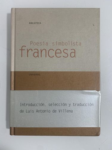 Portada del libro de POESÍA SIMBOLISTA FRANCESA