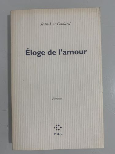 Portada del libro de ÉLOGE DE L'AMOUR