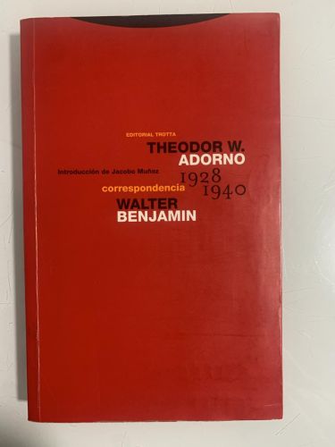 Portada del libro de CORRESPONDENCIA (1928-1940)