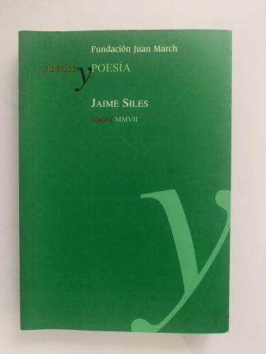 Portada del libro de POÉTICA Y POESÍA