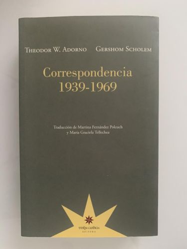 Portada del libro de CORRESPONDENCIA 1939-1969 
