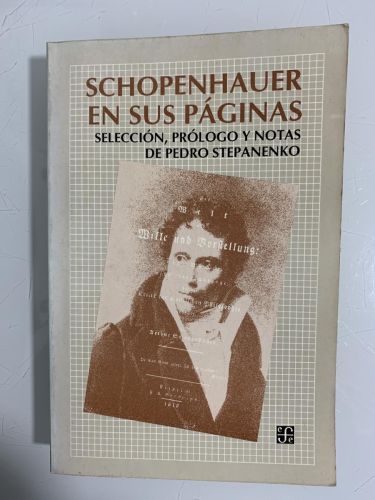 Portada del libro de SCHOPENHAUER EN SUS PÁGINAS