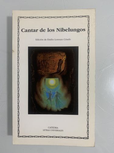 Portada del libro de CANTAR DE LOS NIBELUNGOS