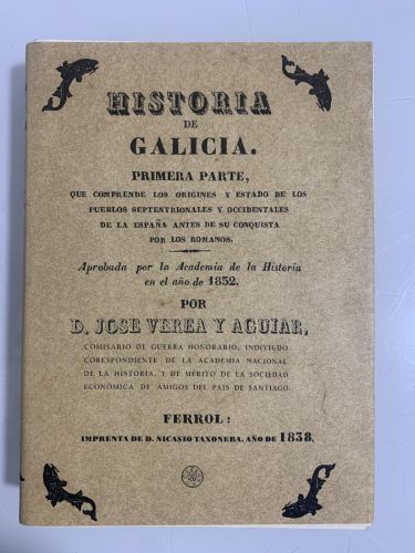 Portada del libro de HISTORIA DE GALICIA (1ª parte)