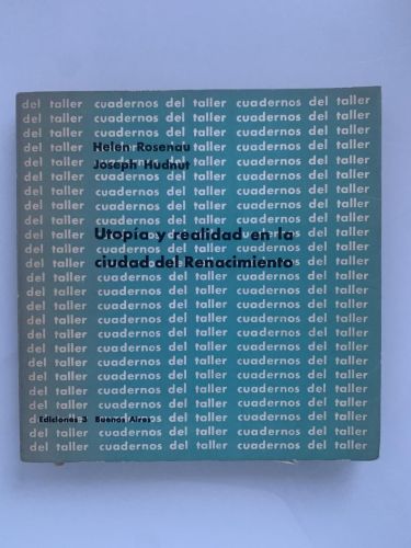 Portada del libro de UTOPÍA Y REALIDAD EN LA CIUDAD DEL RENACIMIENTO