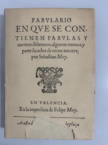 Portada del libro de FABULARIO