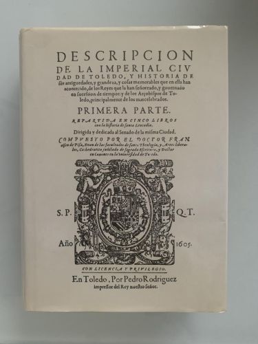 Portada del libro de DESCRIPCIÓN DE LA IMPERIAL CIUDAD DE TOLEDO