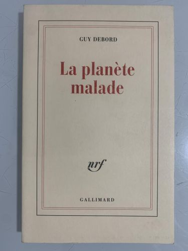 Portada del libro de LA PLANÈTE MALADE
