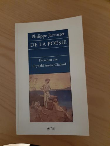 Portada del libro de De La Poésie : Entretien Avec Reynald André Chalard