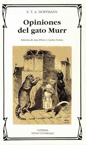Portada del libro de Opiniones del gato Murr